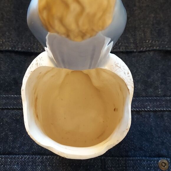 Vintage Mother Mary Madonna ceramic plant flower vase - Picture 10 of 12